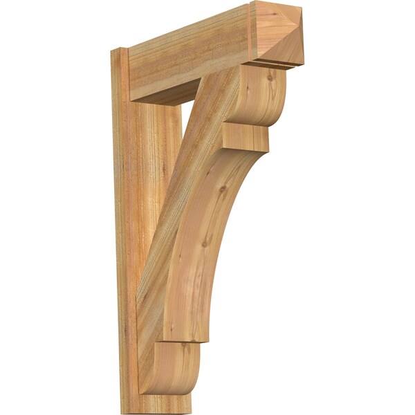 Ekena Millwork Olympic Arts & Crafts Rough Sawn Outlooker, Western Red Cedar, 8"W x 28"D x 40"H OUT08X28X40OLY03RWR - main